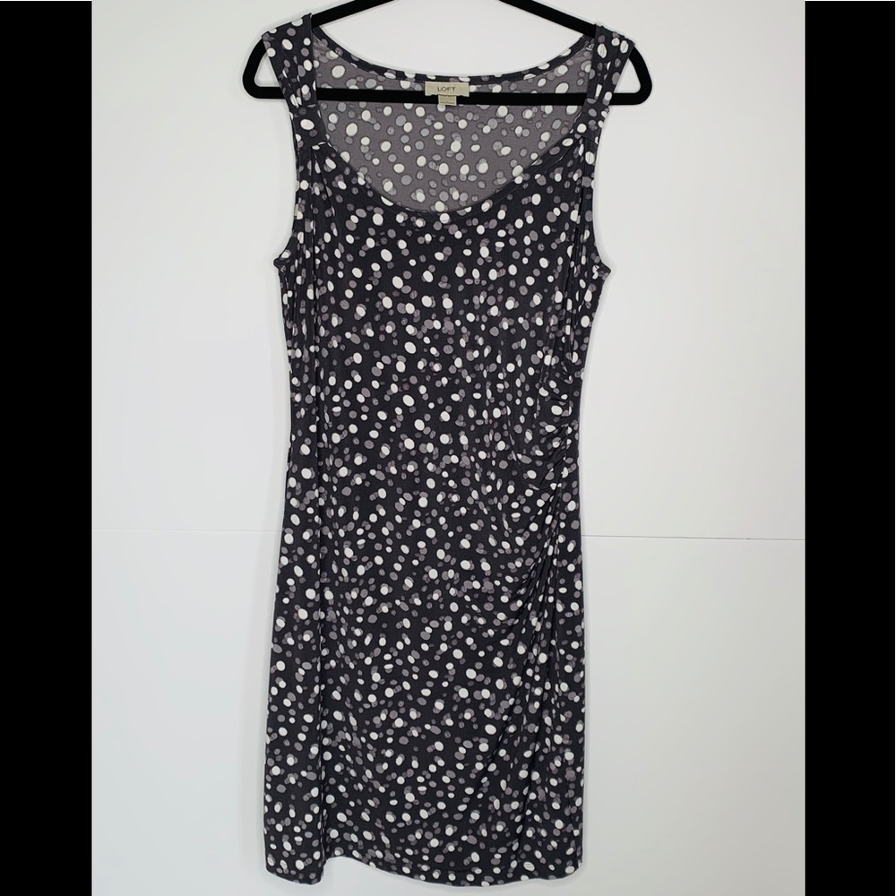 Gray & White dress L